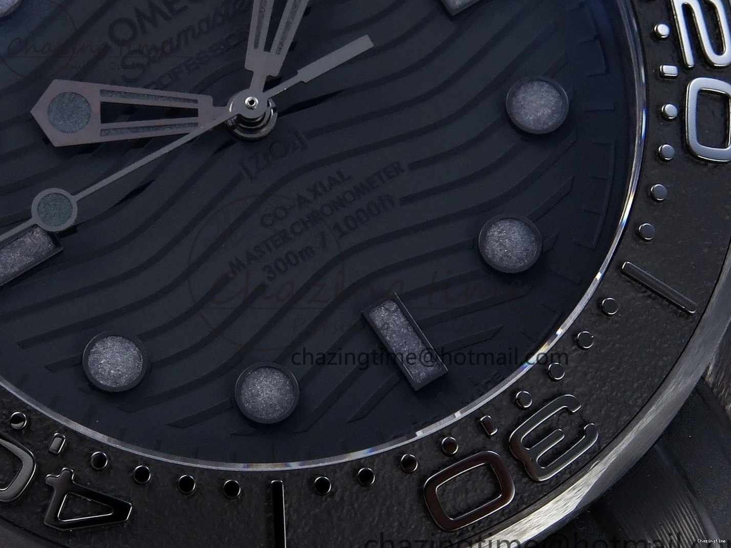 0325 SEAMASTER 300M 43.5MM BLACK CERAMIC VSF 1:1 BEST EDITION BLACK DIAL ON BLACK RUBBER STRAP A FashionForward 7766